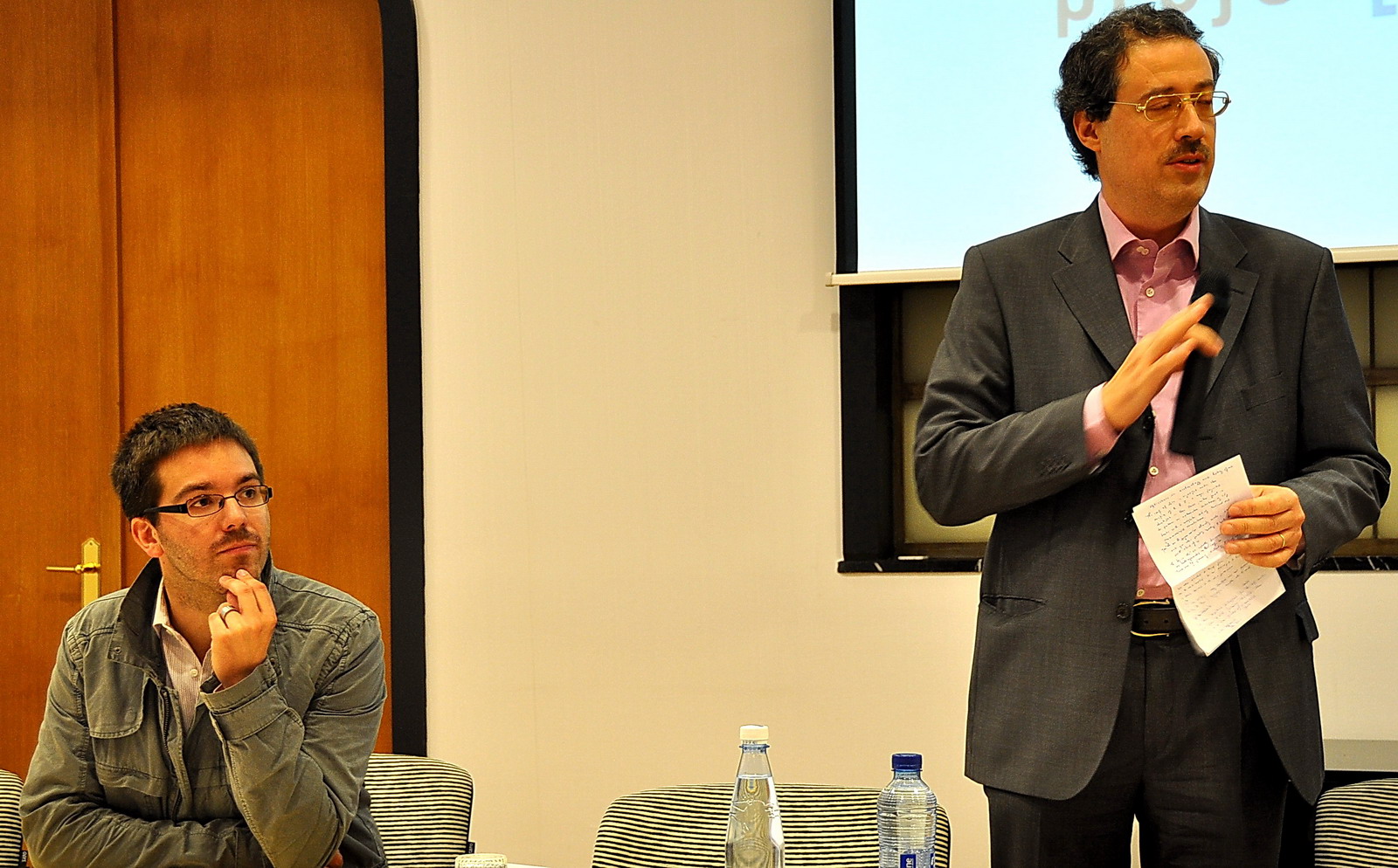 Jean Winand et Stéphane Polis