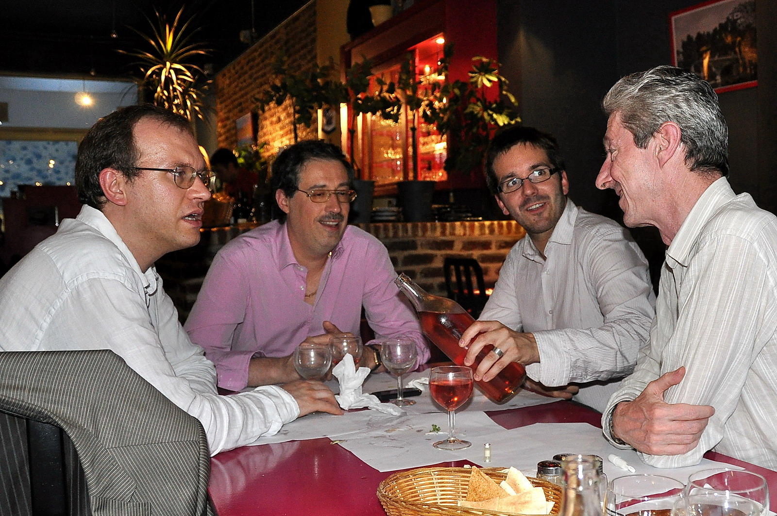 Serge, Jean, Stéphane et Vincent