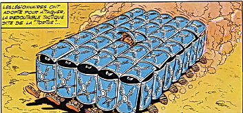 Technique de défense ... dite de la 'tortue'